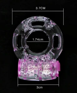 Silicone Butterfly Vibrating Penis Ring for Couples Pleasure