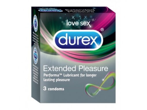 Durex Extended Pleasure Performa Condom (Pack of 12 Condom)