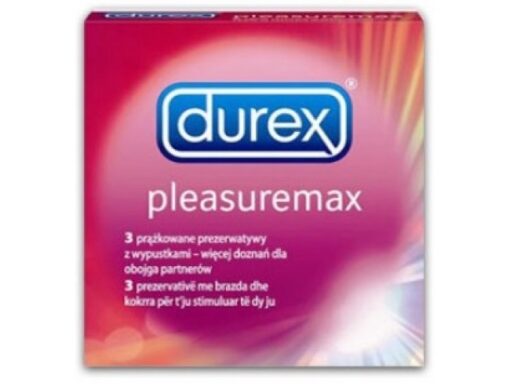 Durex Pleasuremax Condom (Pack of 12 Condoms)