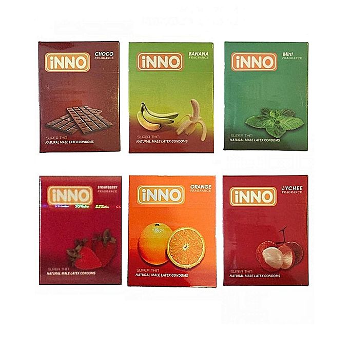 INNO Flavoured Condom (Pack of 12 Condoms) Price in Pakistan - Spray.pk