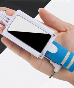 Mini Handheld Tripod Monopod Extendable Selfie Stick with Mirrors