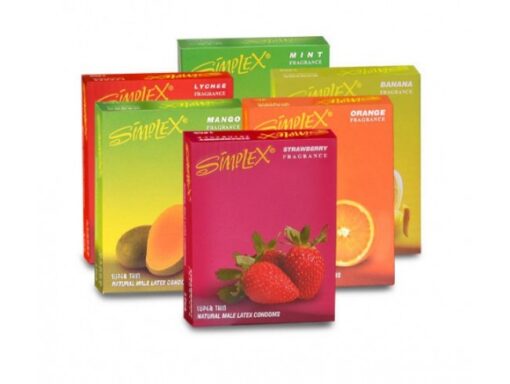 Simplex Flavoured Condom (Pack of 12 Condoms)