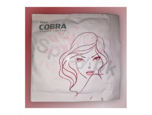 Black Cobra Female Condom (Pack of 4 Condoms)