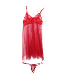Sexy Night Wear Costume Baby Doll Erotic Lingerie Dress - NIT01
