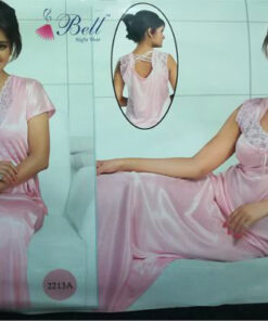 2 Pcs Sexy Silk Nighty Set For Girls