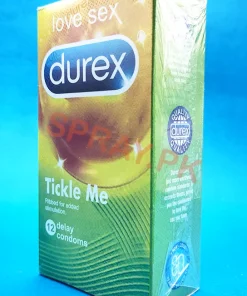 Durex Tickle Me Delay Condoms - Ribbed for Extra Fun