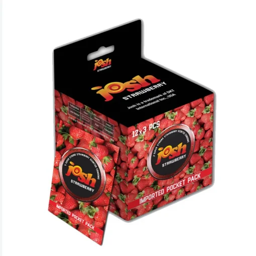 Josh Strawberry Flavored Condoms
